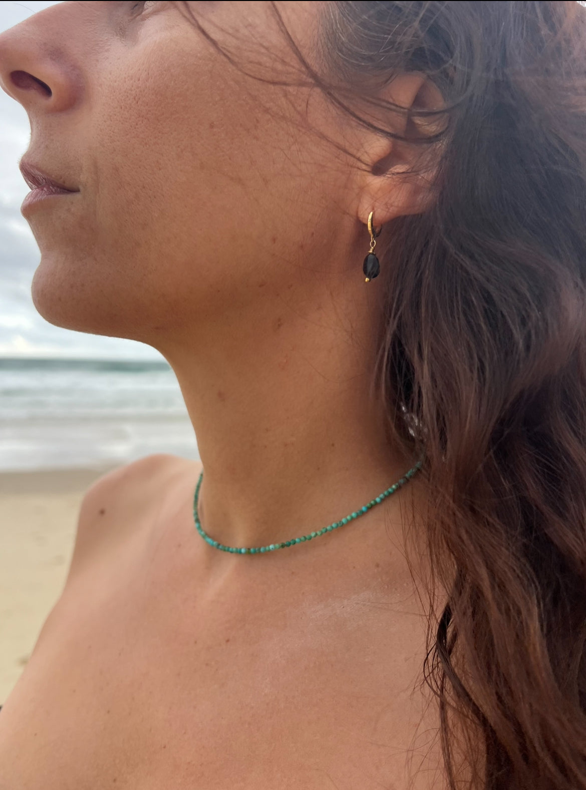 "Isola" Turquoise Necklace 2mm