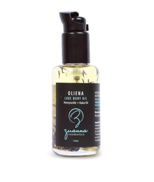 bottle of zuanna body oil